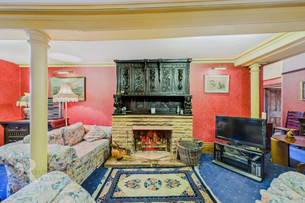 Entrance / Dining Hall Fireplace