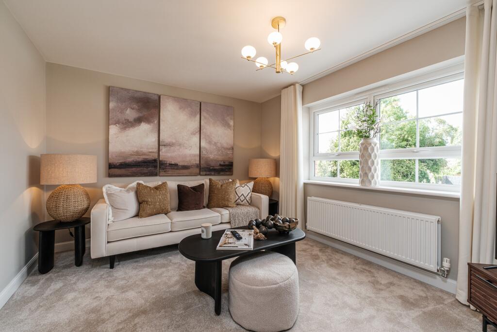 Interior view of the living room in our 3 bed Kingsville
