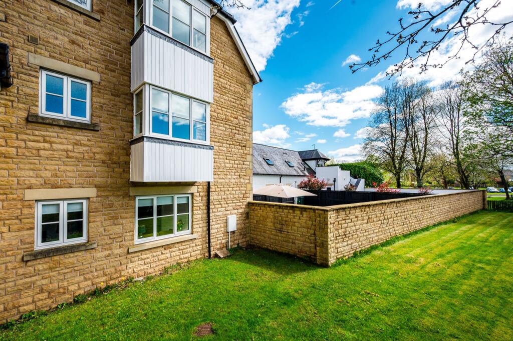 Side view of property