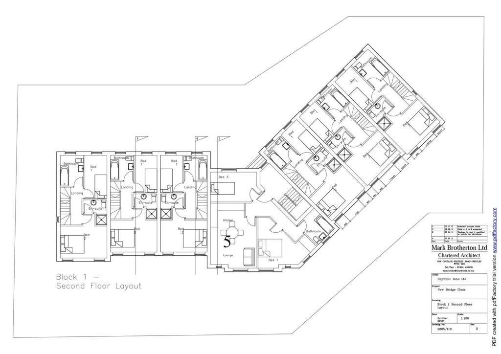 Block 1 Second Floor Layouts