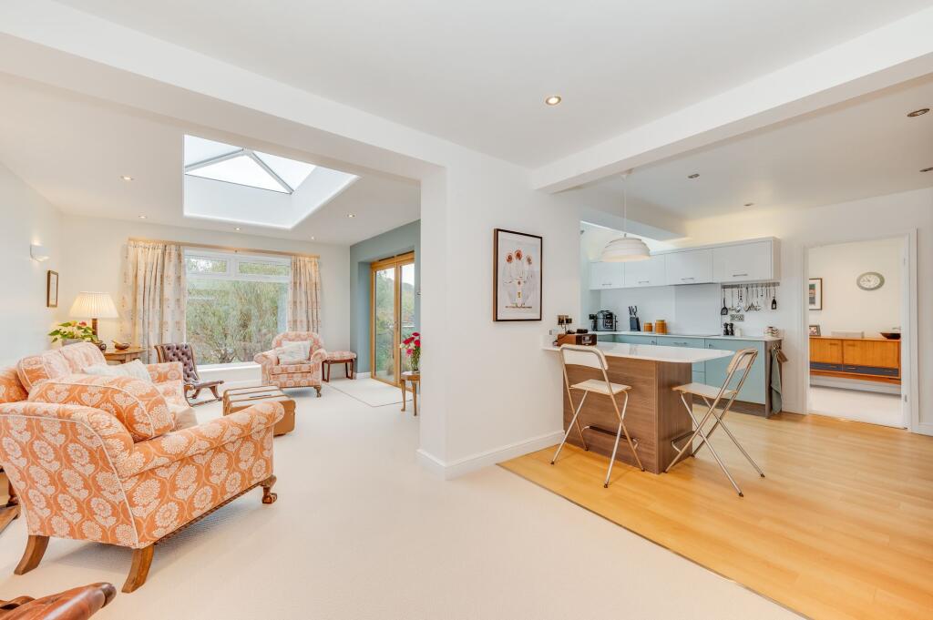 KITCHEN, DINER AND LIVING ROOM