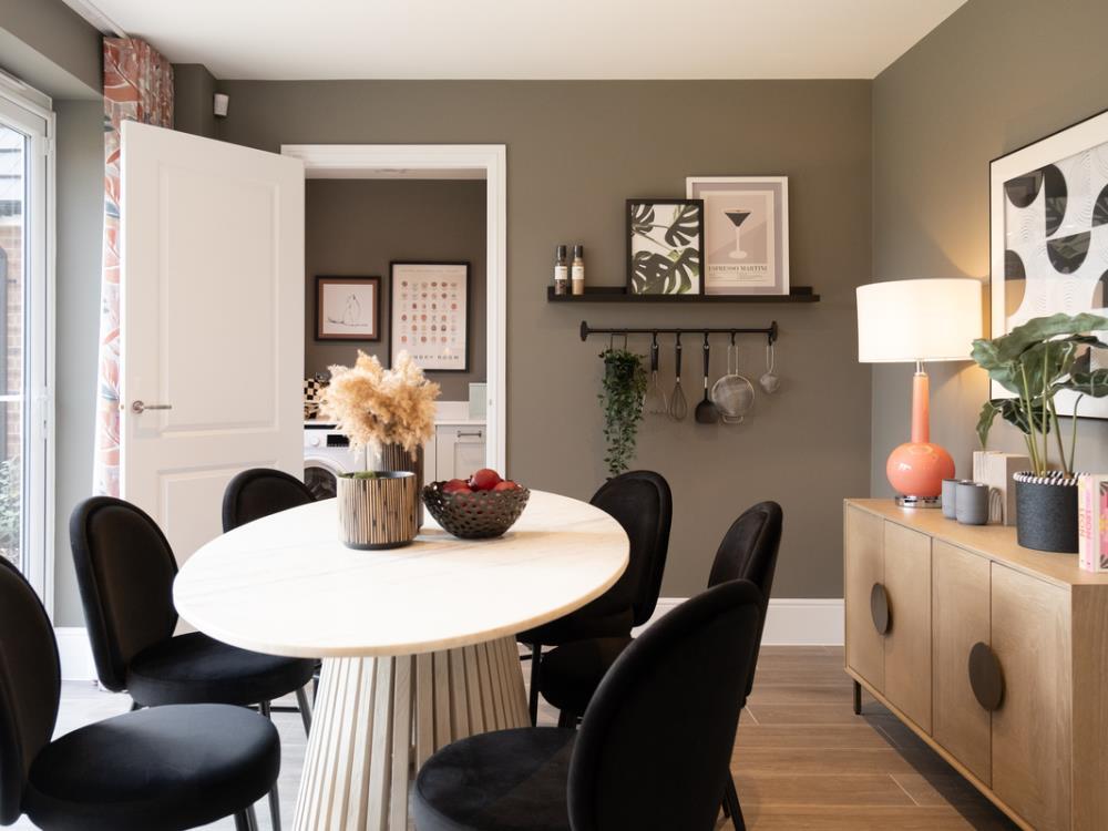 Dining room of the Harrogate, a 4 bedroom house