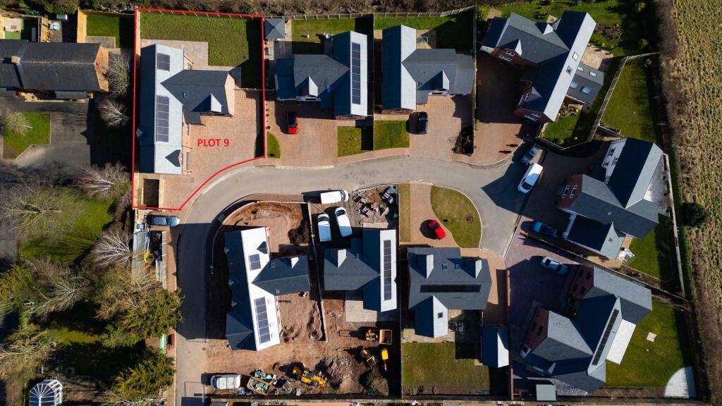 Aerial view plot 9