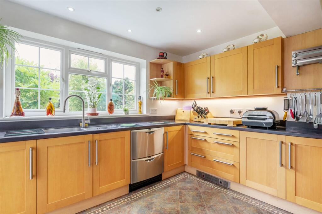 Kitchen with utility area