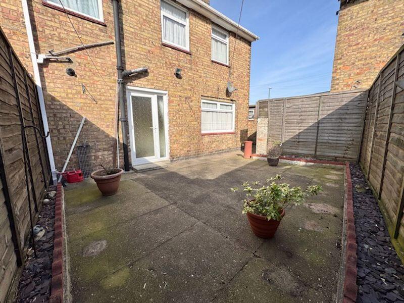 Rear courtyard garden view 2