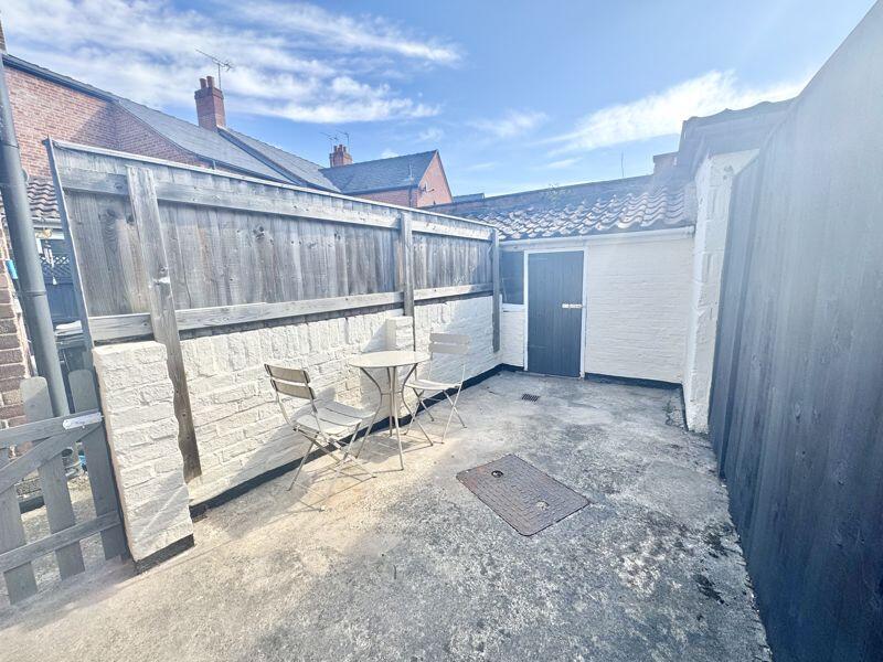 Rear courtyard