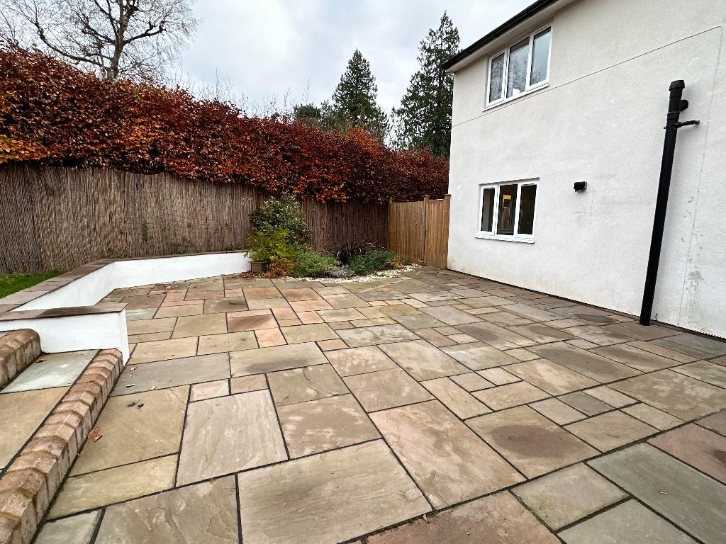 Large patio