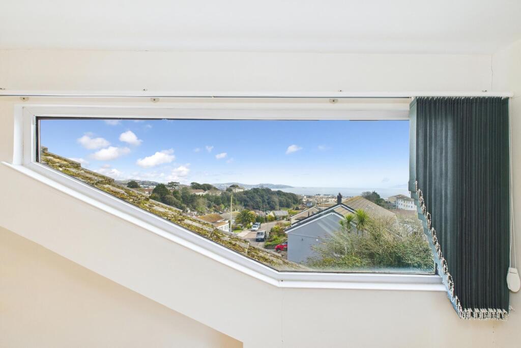 Master bedroom sea views