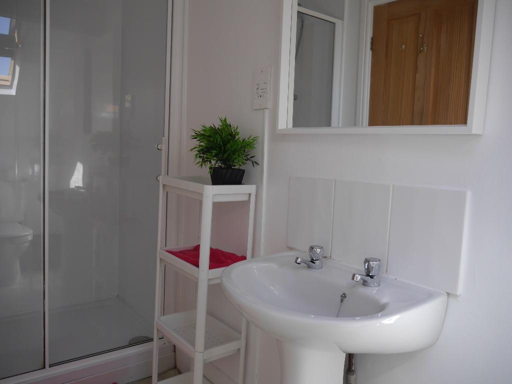 Attic bathroom sink