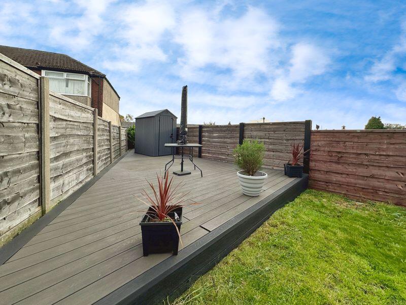 Rear Decking area