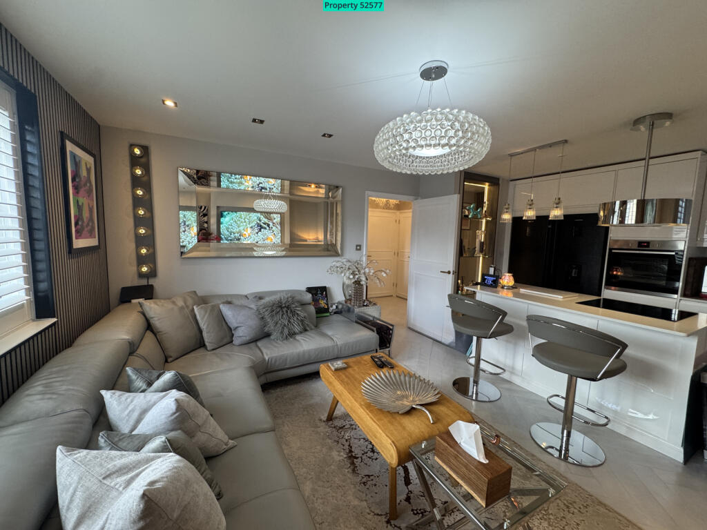 Living room and Kitchen area