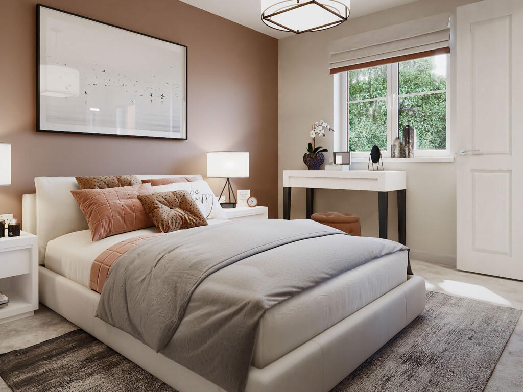 Image of bedroom in 4 bedroom Glamis house type