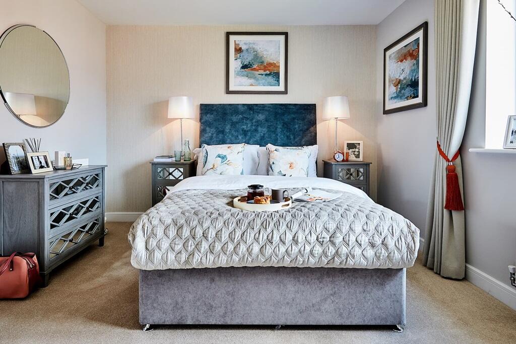 Ample room for a fitted or freestanding wardrobe