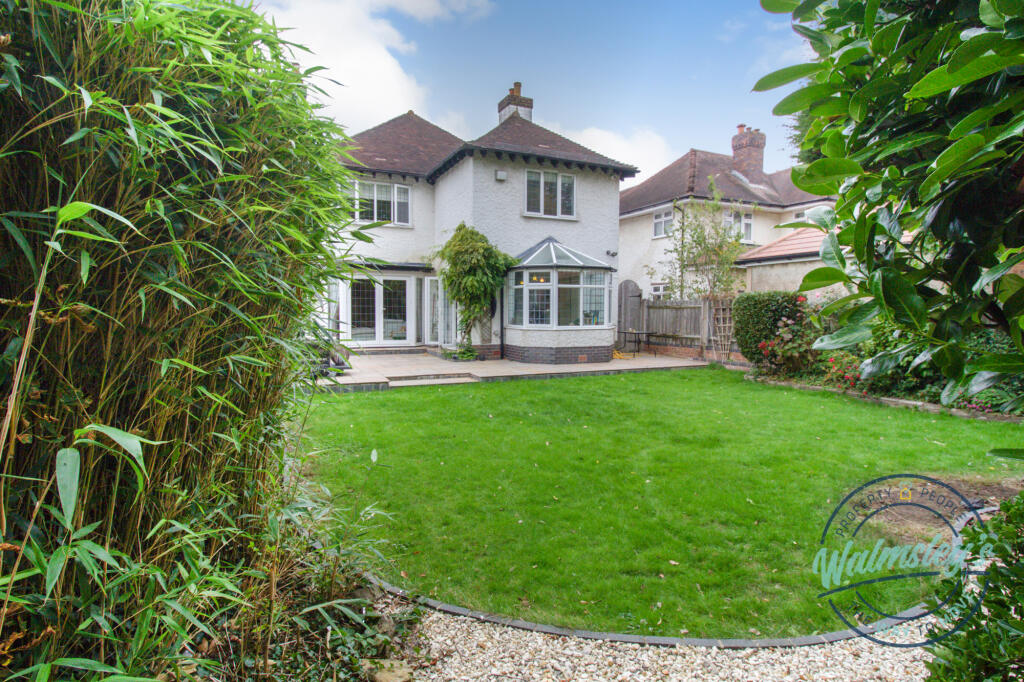 Rear gardens &amp; elevation