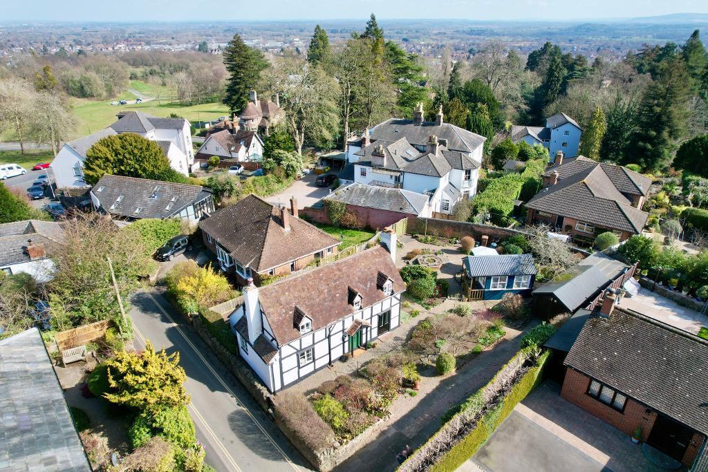 Aerial view of Brompton Cottage