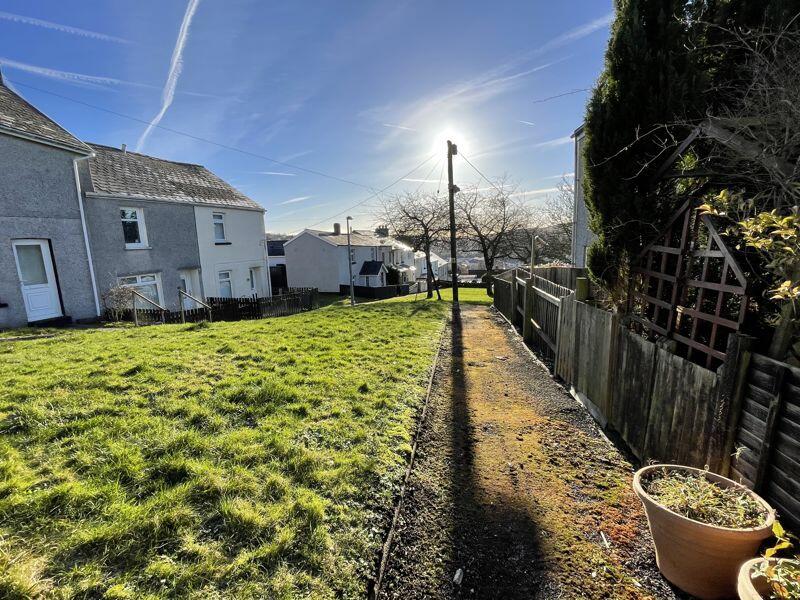 Rear of property