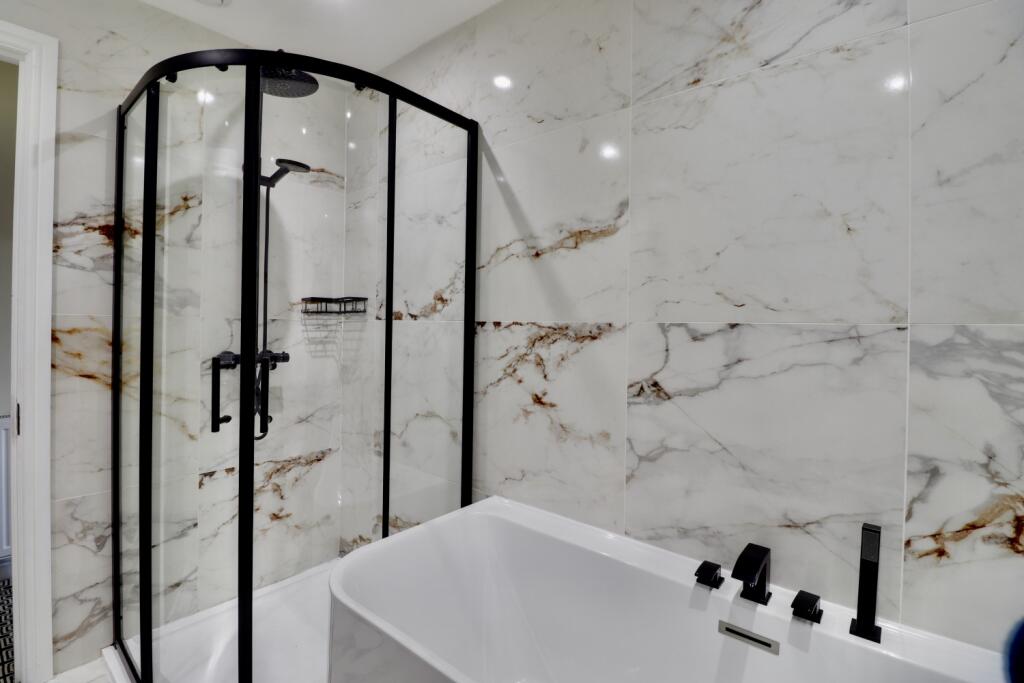 Recently fitted contemporary bathroom