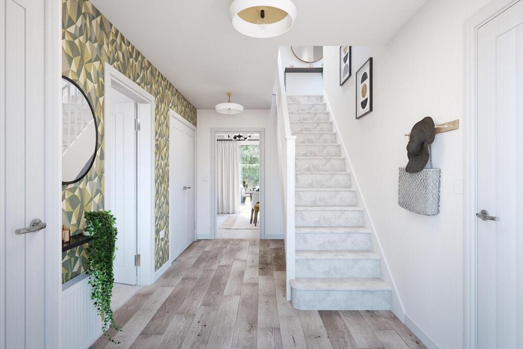 A welcoming &amp; spacious hallway