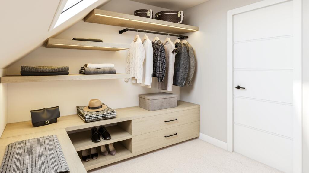 Example of a Dressing Room at Church Mead