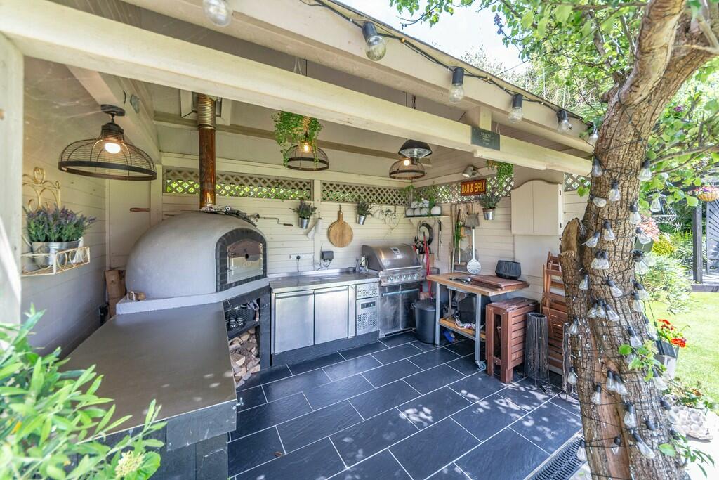 Outside kitchen a...