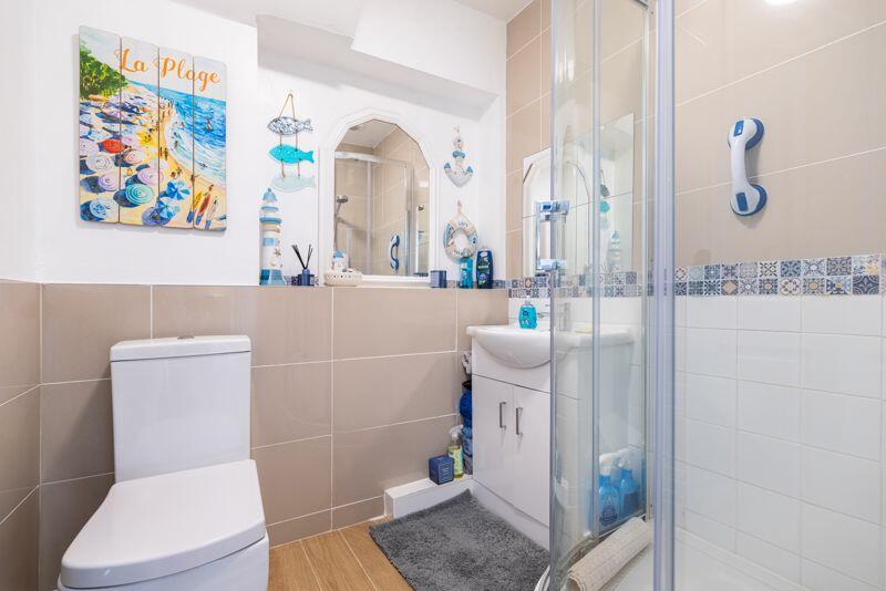 Downstairs shower room