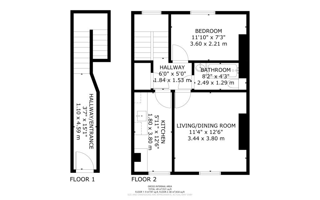 Flat B, 43 Montague Road, Hackney, London, E8 2HN