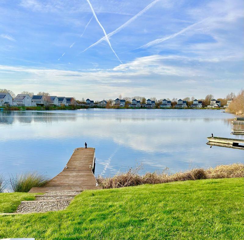 View from deck and pontoon