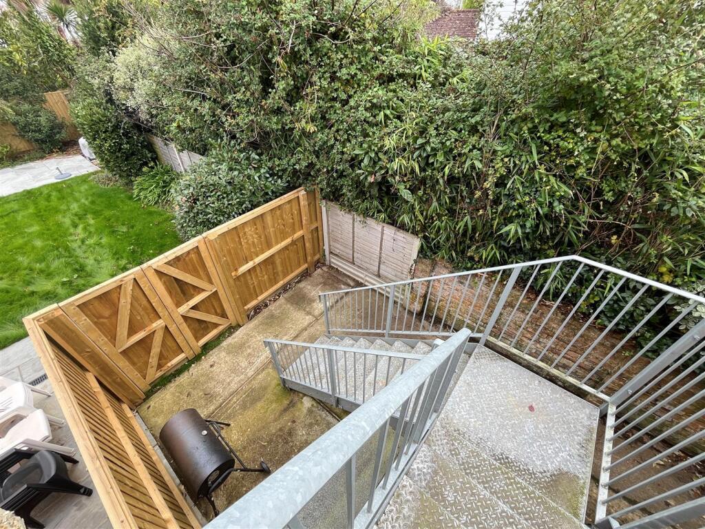 Stairs to Courtyard