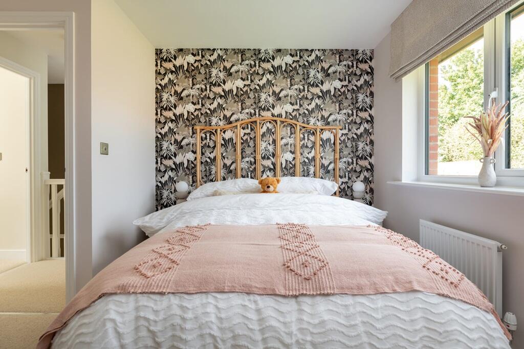 Plenty of room for a double bed in each of the bedrooms