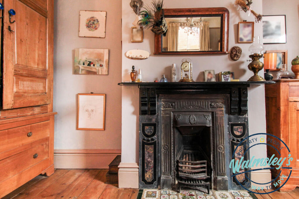 Bedroom fireplace