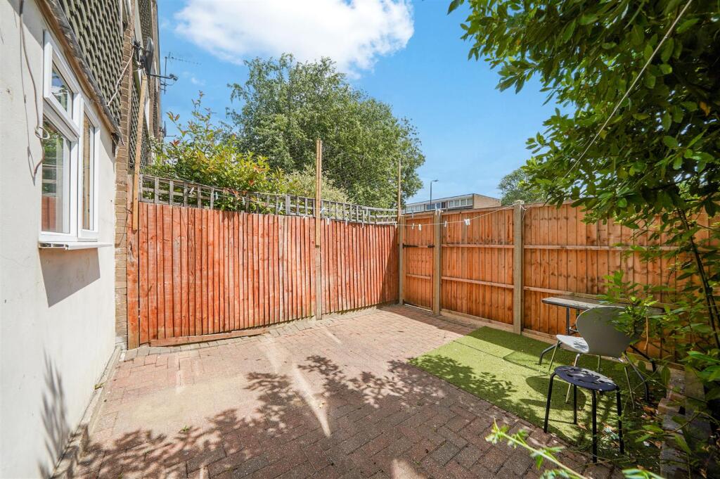 Private rear garden