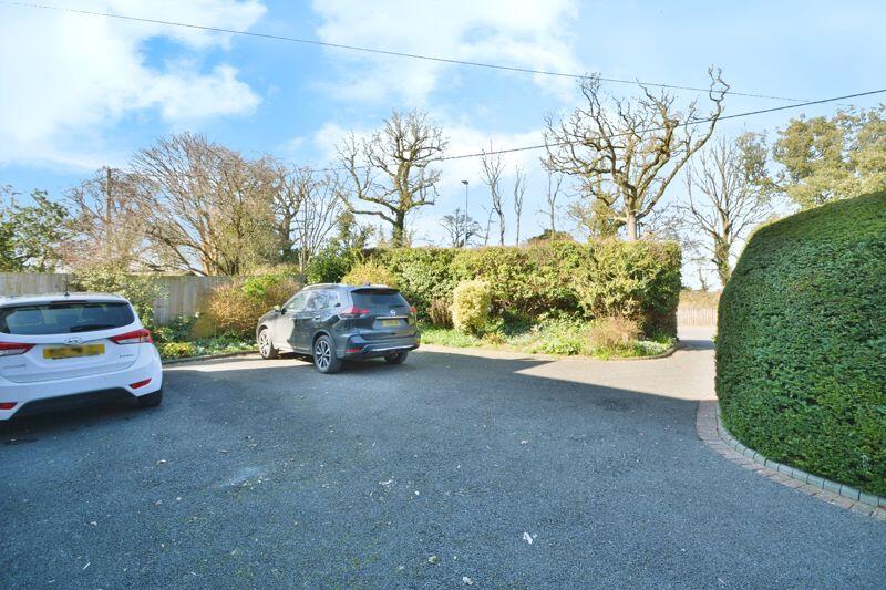 Plenty of parking and space to turn