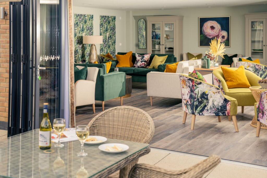 Communal lounge for socialising  