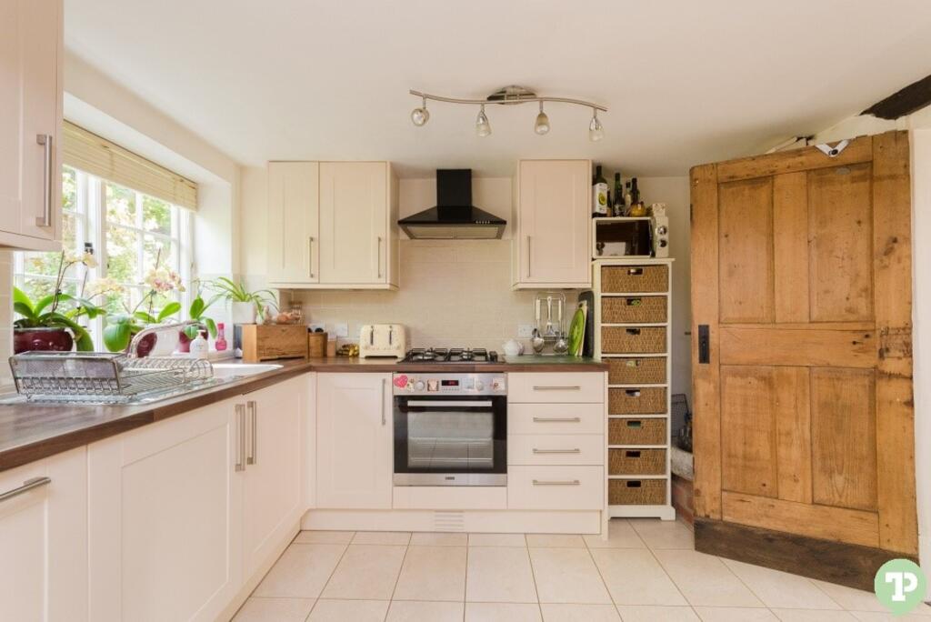 Modernised kitchen with built in white goods