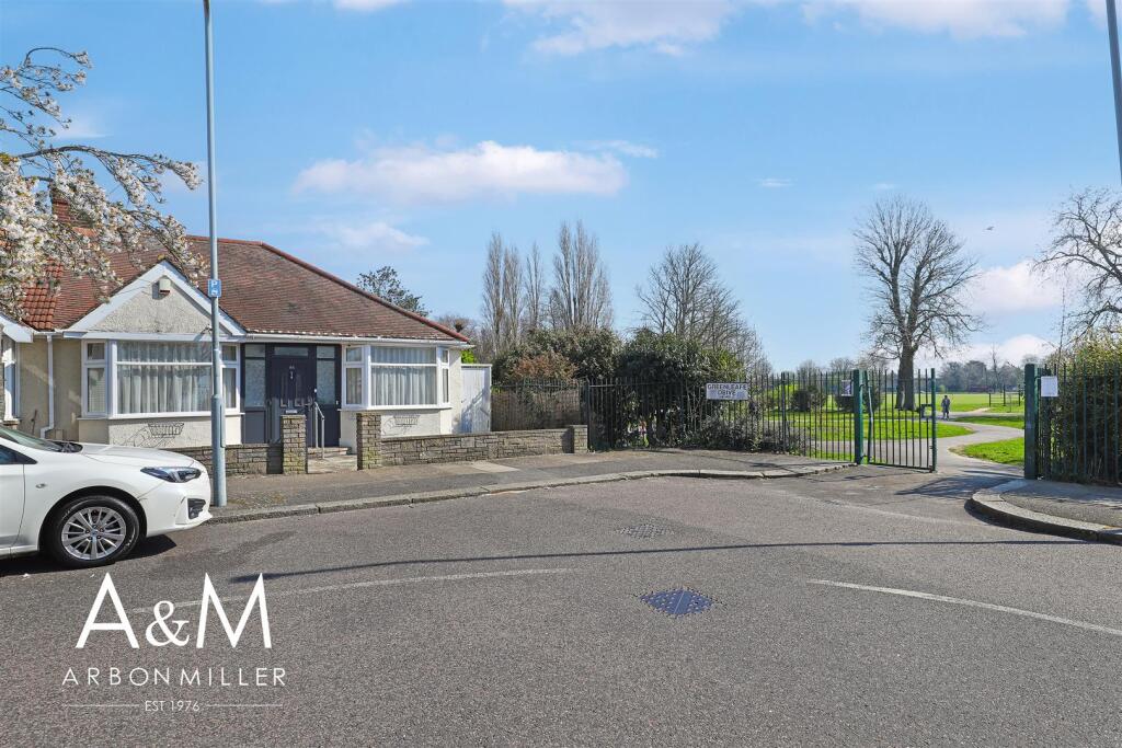 Front Elevation next to Park