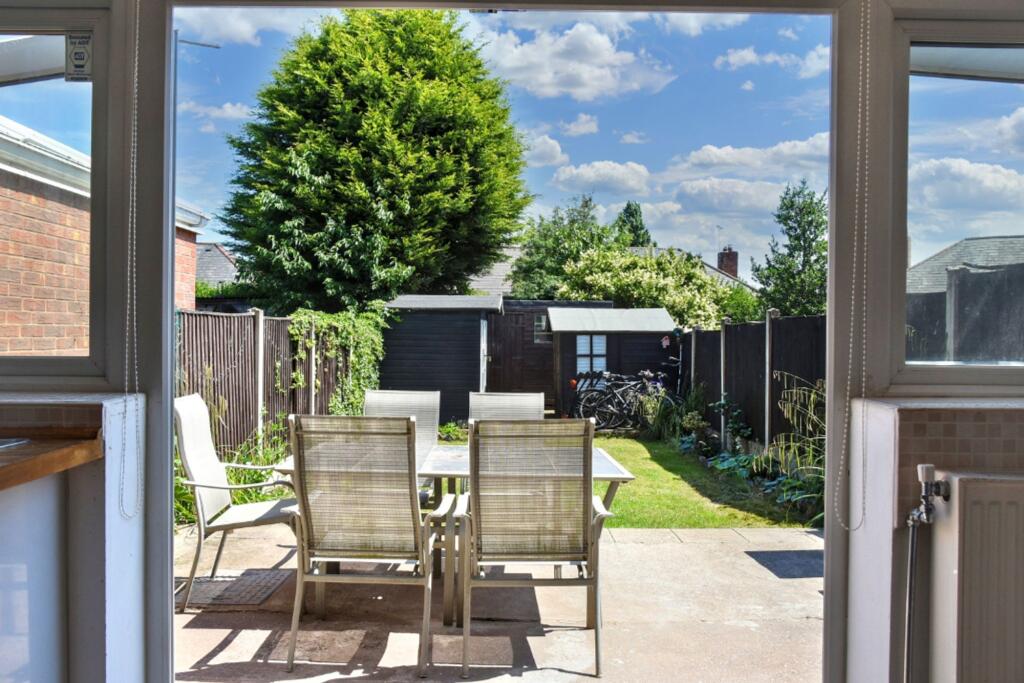 Rear Garden and Patio Area