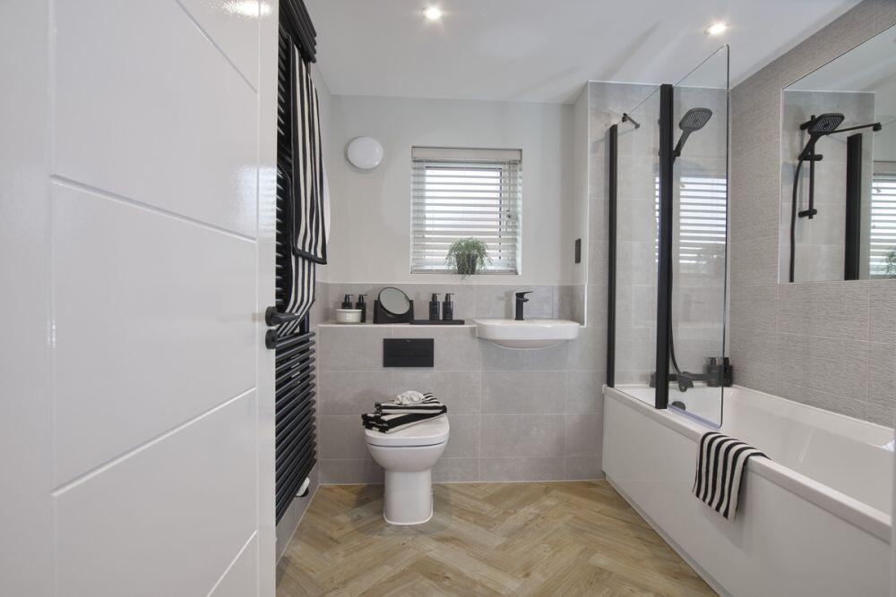 Show home bathroom