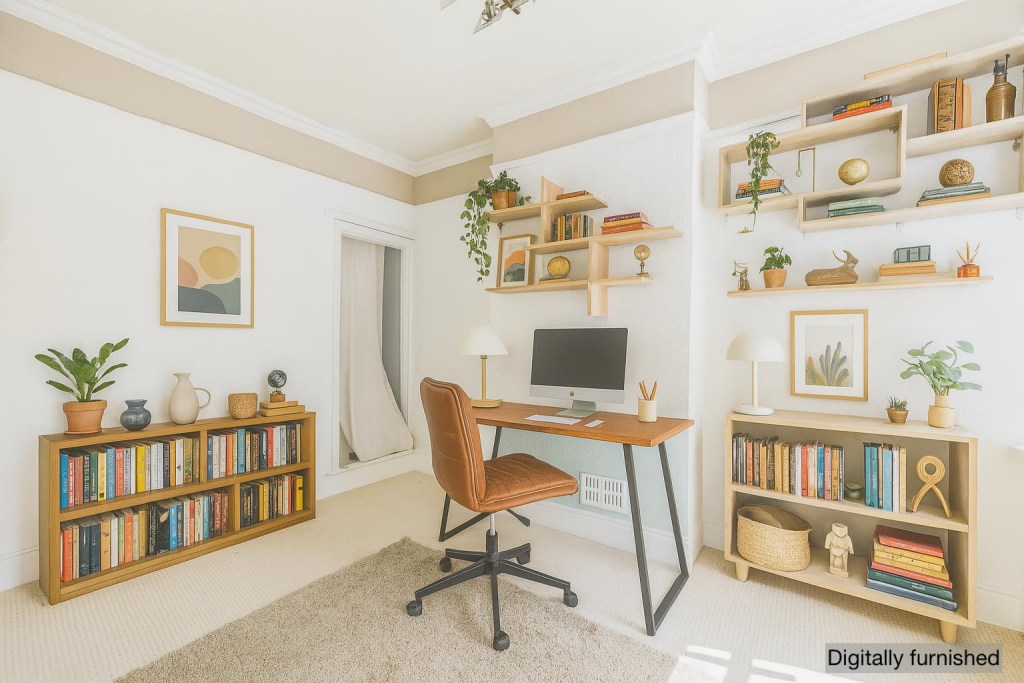 Digitally Staged Bedroom Two