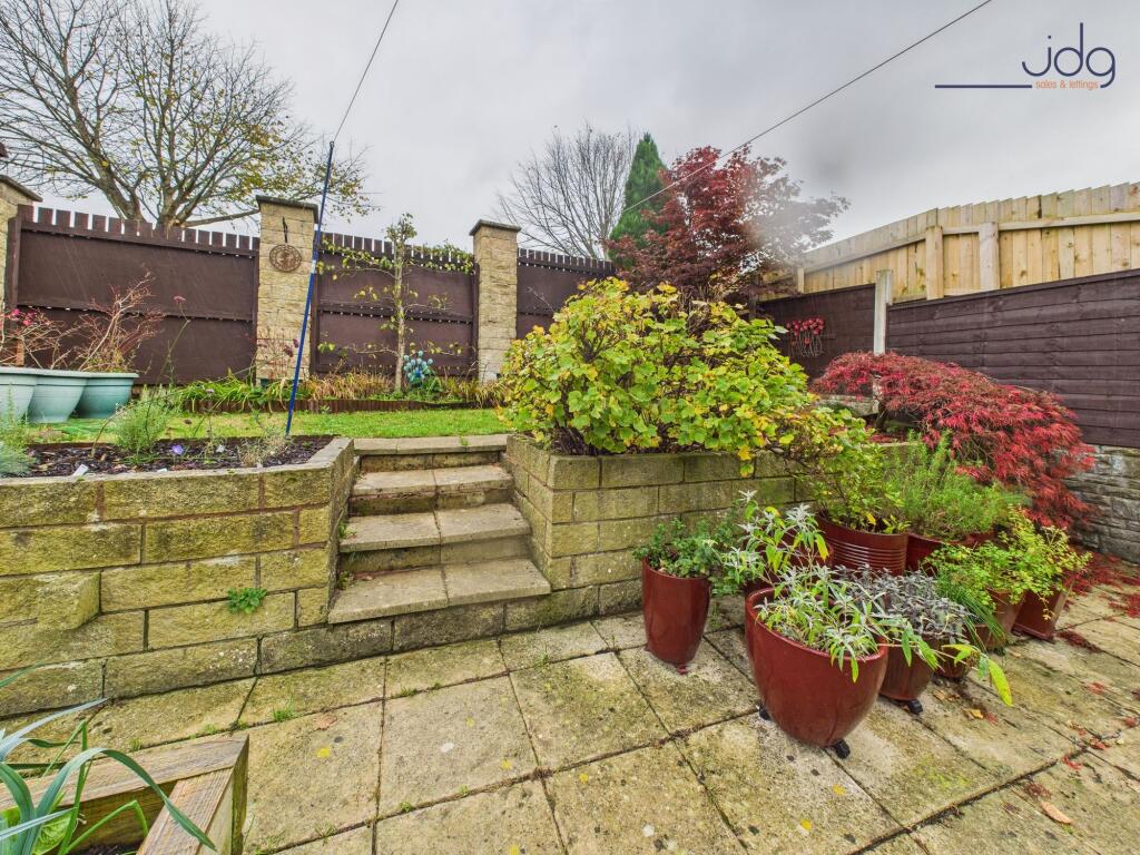 Northwest facing tiered garden