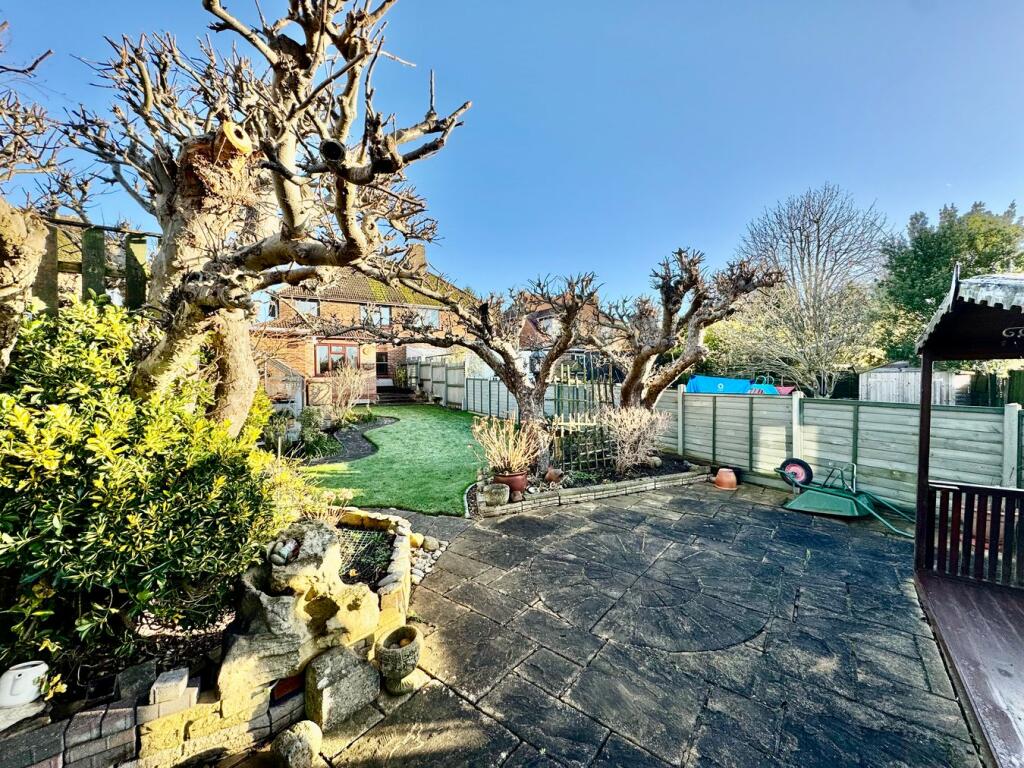 Patio &amp; Apple Trees 
