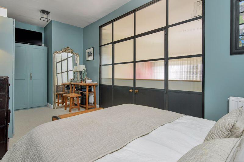 Master bedroom dressing area