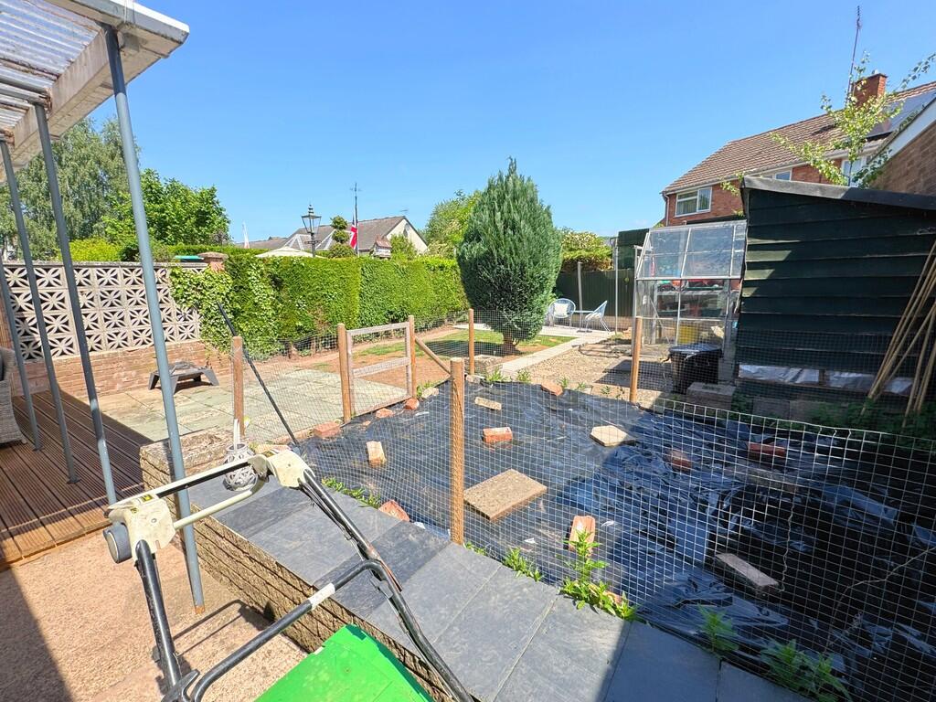 Rear garden angle