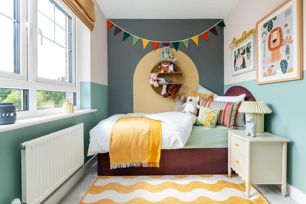 A fourth bedroom can also be used as a nursery or home office