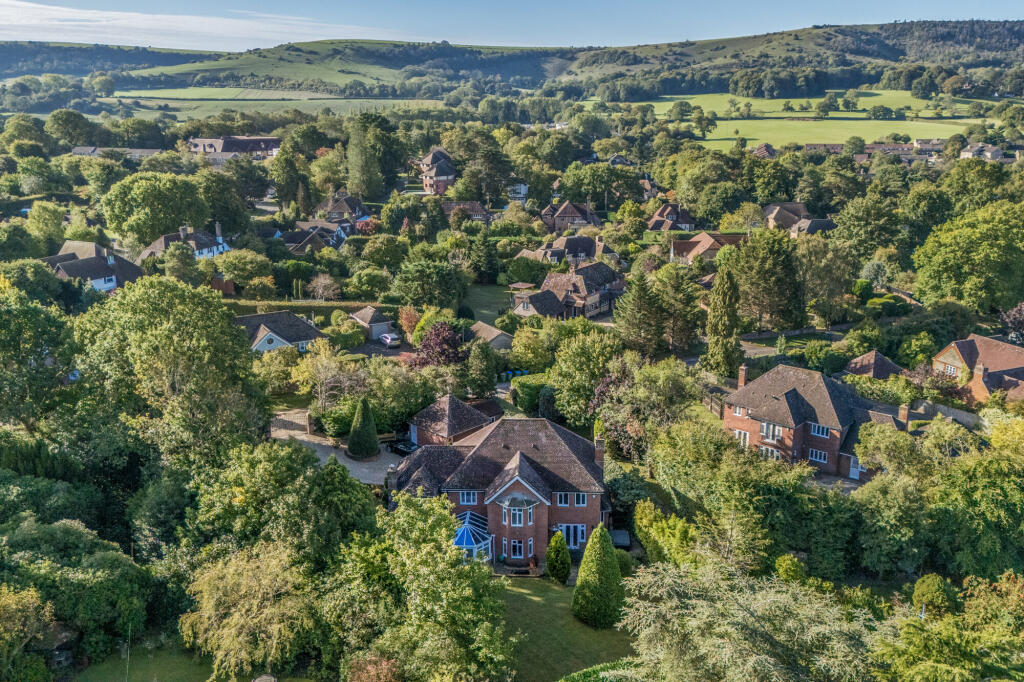 View from back to Downs
