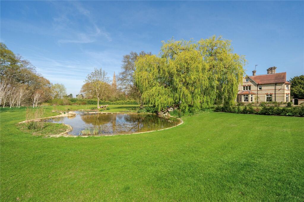 Landscaped Pond