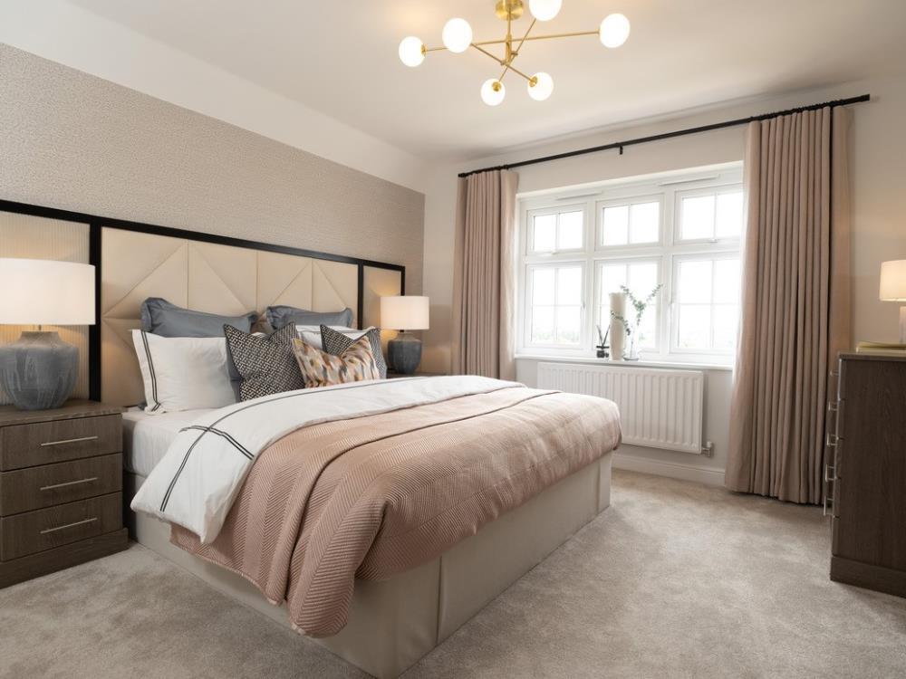 Main bedroom of the Cambridge, a 4 bedroom house