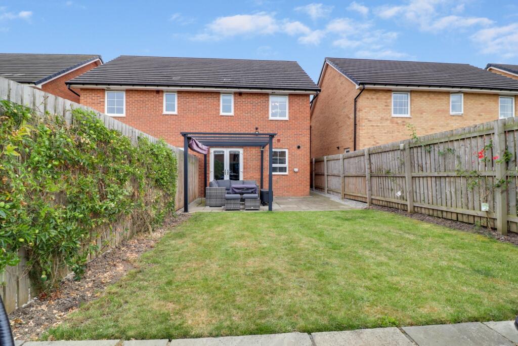 View of the property from the rear garden 
