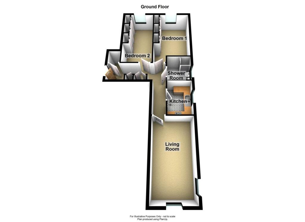 St Oswalds Court, 3d