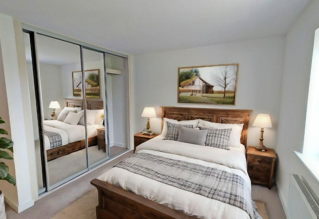 Bedroom 1 - staged