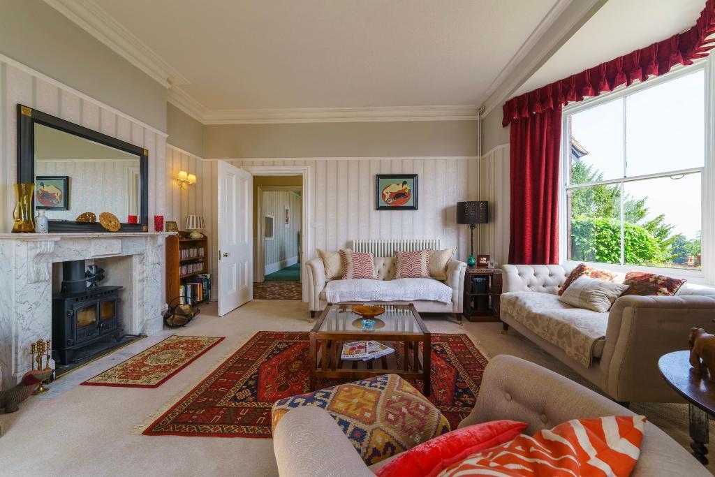 Grand sitting room, bay window &amp; views